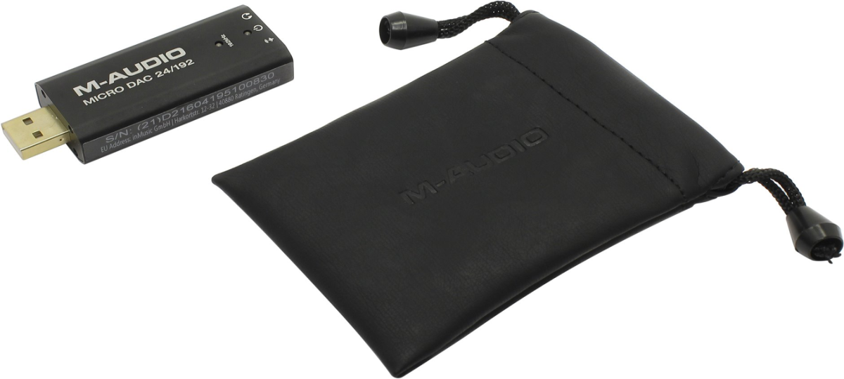 фото M-Audio Micro DAC 24/ 192 – портативний USB ЦАП для ноутбука