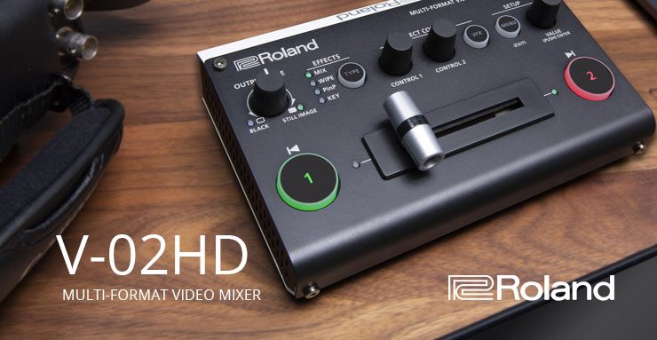 фото Roland V-02HD - професійний мультиформатний відеомікшер